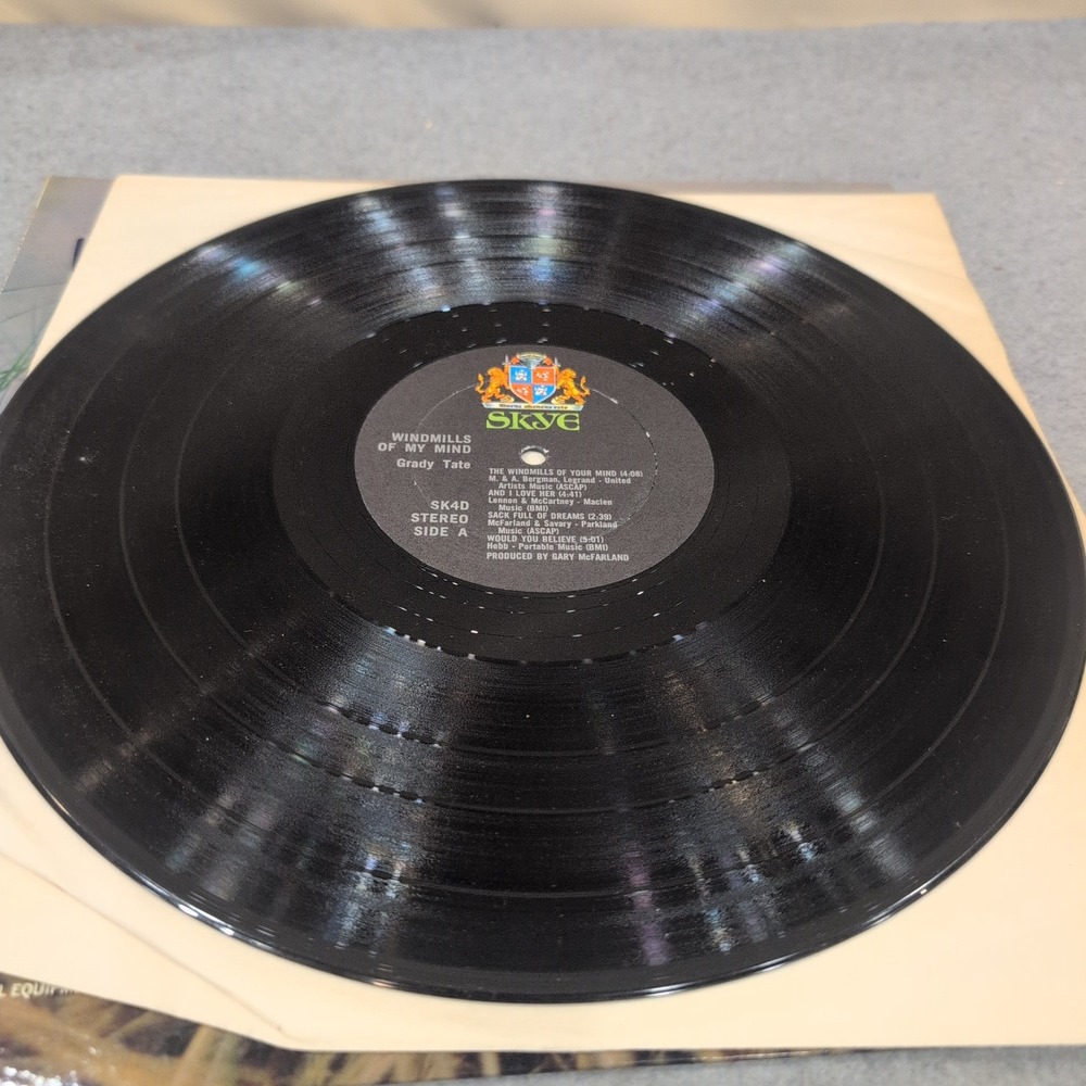 Grady Tate Windmills of My Mind Vinyl LP Skye Records SK-4D Stereo 1968 Jazz - Picture 5 of 6